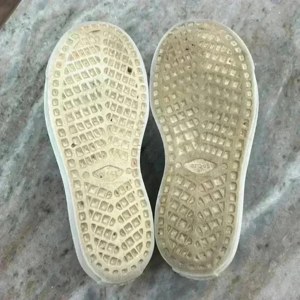 Crocs Girls CitiLane Roka Glitter pink/blue youths slip on shoes size J5 - Picture 8 of 11